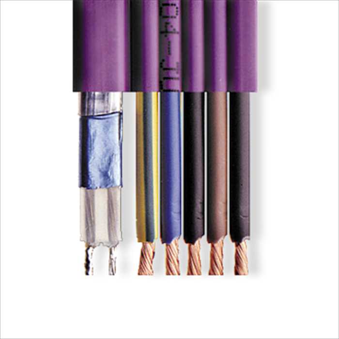 Ensto Nor AS - Flatkabel 7-pol m/BUS 5G2,5+2x1,5 PVC LILLA