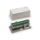 Ensto - Nummerert tilkobling i kapsling 20pol skrue/skrue 2,5mm2. Koblingsboks for tele og alarminstallasjon