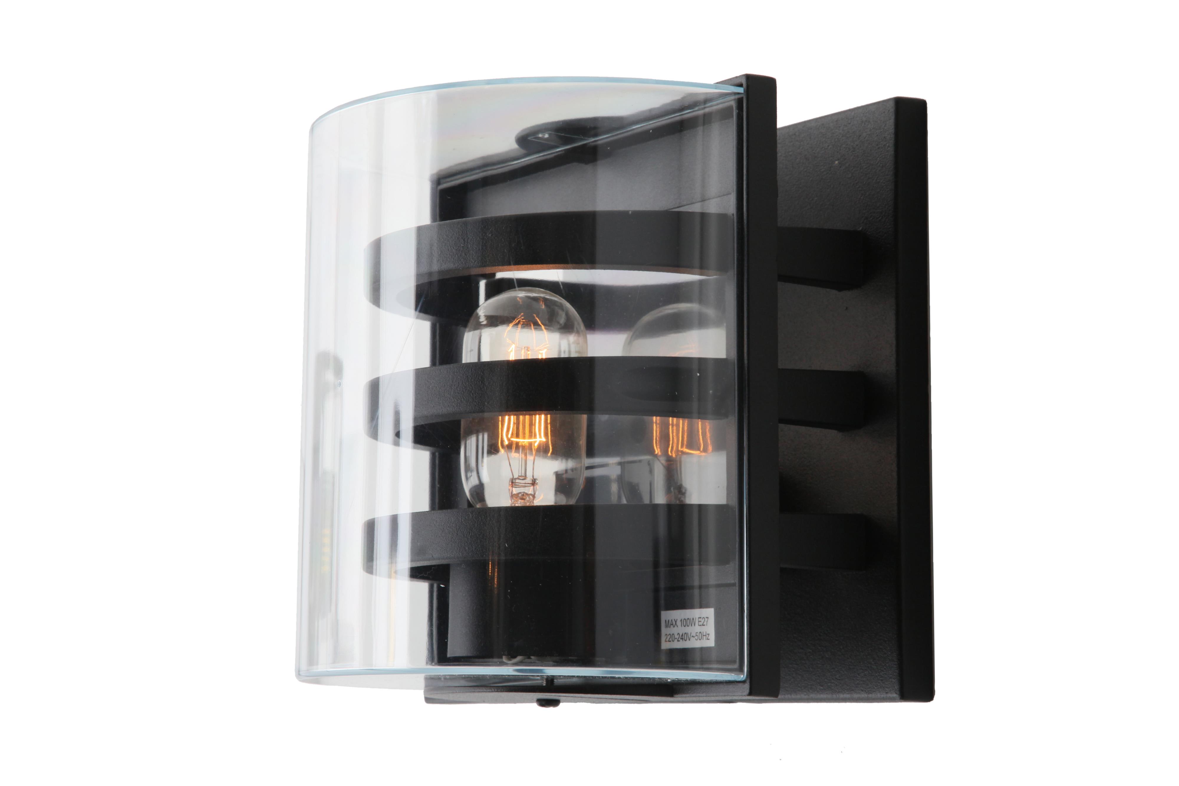 Nordlux - Delta vegg sort. E27, 75W