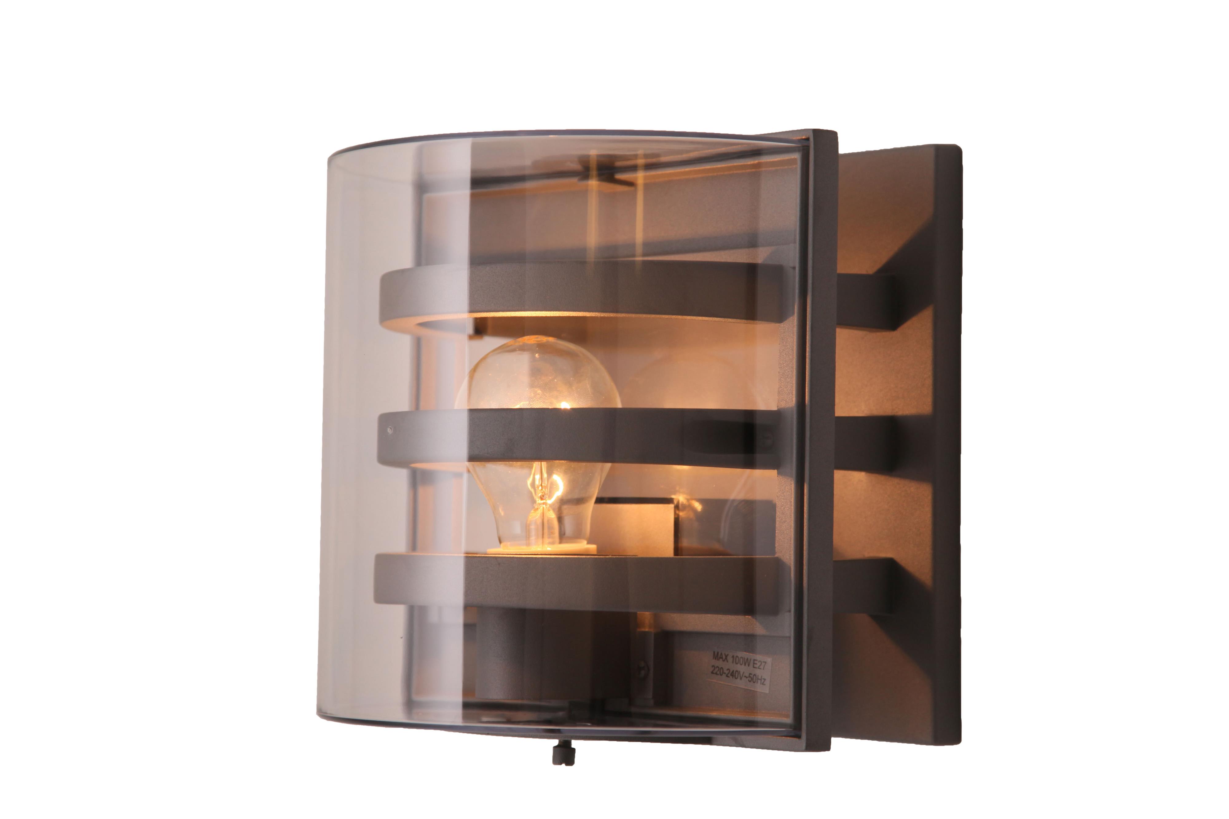 Nordlux - Delta vegg Antrasitt E27, 75W