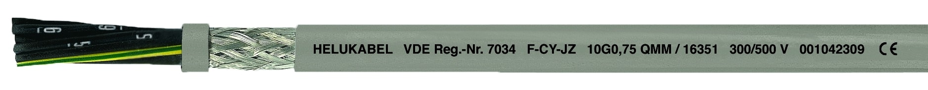 Primatec AS - LIYCY-JZ 8G1,5 SKJERMET FLEX  KABEL
