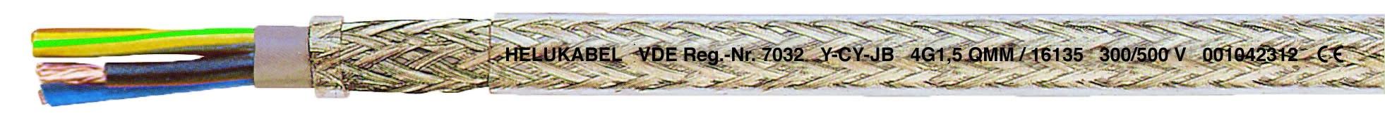 Primatec AS - YCY-B 4G10 SKJERMET FLEX MOTORKABEL, FARGEKODET
