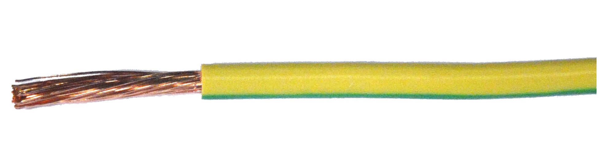Tec Con - RK (H07V-K)  4,0 Gul/Grønn trommel