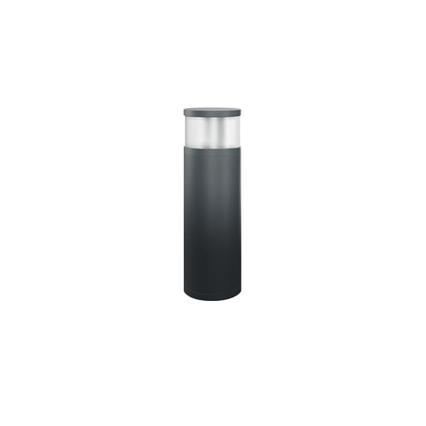 Esylux - BOLLARD ALVA 360° 540 / 170 16 W 4000 K ANTHRACITE MILKY ON/OFF