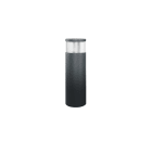 Esylux - BOLLARD ALVA 360° 540 / 170 16 W 4000 K ANTHRACITE MILKY ON/OFF