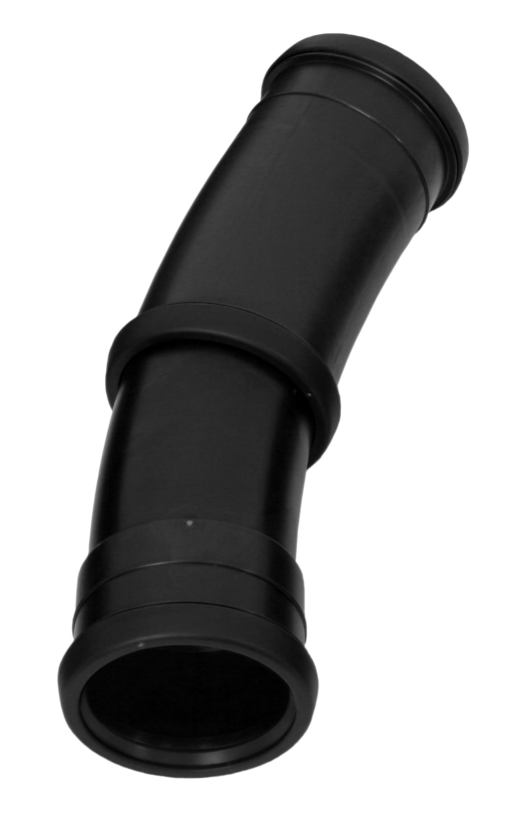 Pipelife - 110mm 15-52,5' sort PP AM multianglebend, radius 0,6m