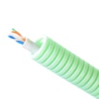 Pipelife - 16mm Powerline coil halogenfri m/UTP-CAT6 - 100m, PP, lysegrønn