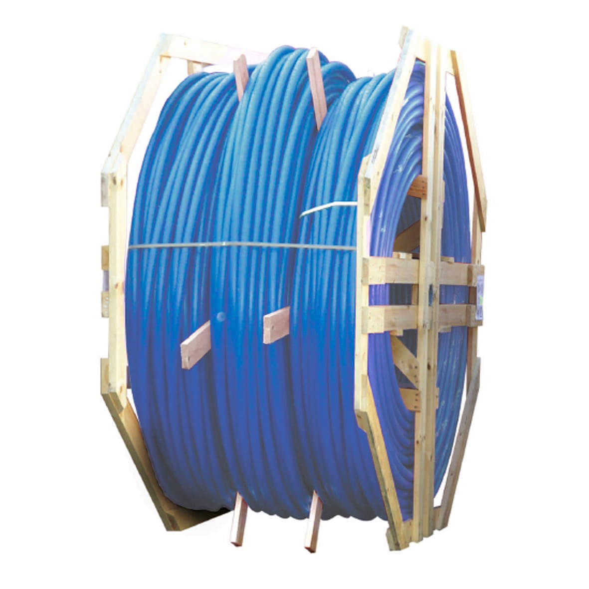Industriplast - SUB Fiberkabelrør 1x40mm, 1500m, blå, på trommel