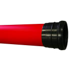 Pipelife - 160x5,5 mm rød PP kabelrør, rød