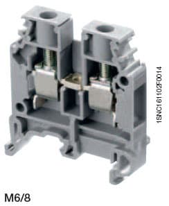 ABB Electrification - REKKEKLEMME M6/8N BLÅ