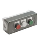 ABB Electrification - Kapsling m/trykkn. 3 pos Gr/Rø/Gr 1NO+1NC+1NO