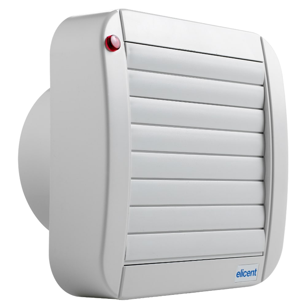 Maico Italia S.p.A - ECO 100A, 4" baderomsvifte m/el.spjeld
