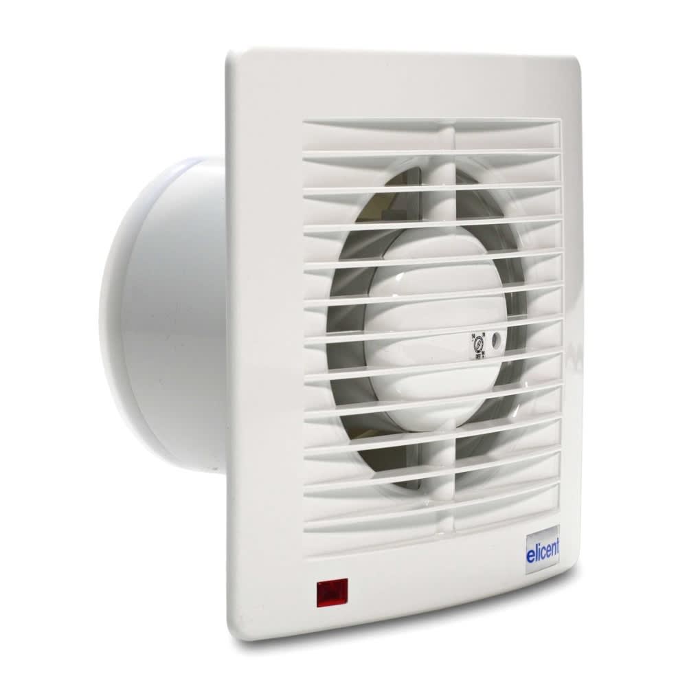 Maico Italia S.p.A - MURO-STYLE 100MHY, 4" baderomsvifte m/spjeld, prog.hygrostat og timer