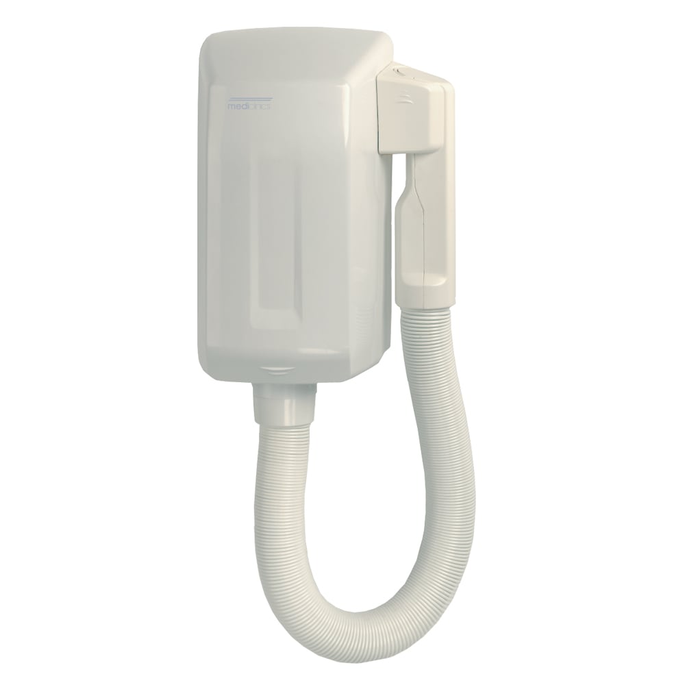 Mediclinics - SmartFlow Hair SC0004, hårtørker i hvit plast m/slange