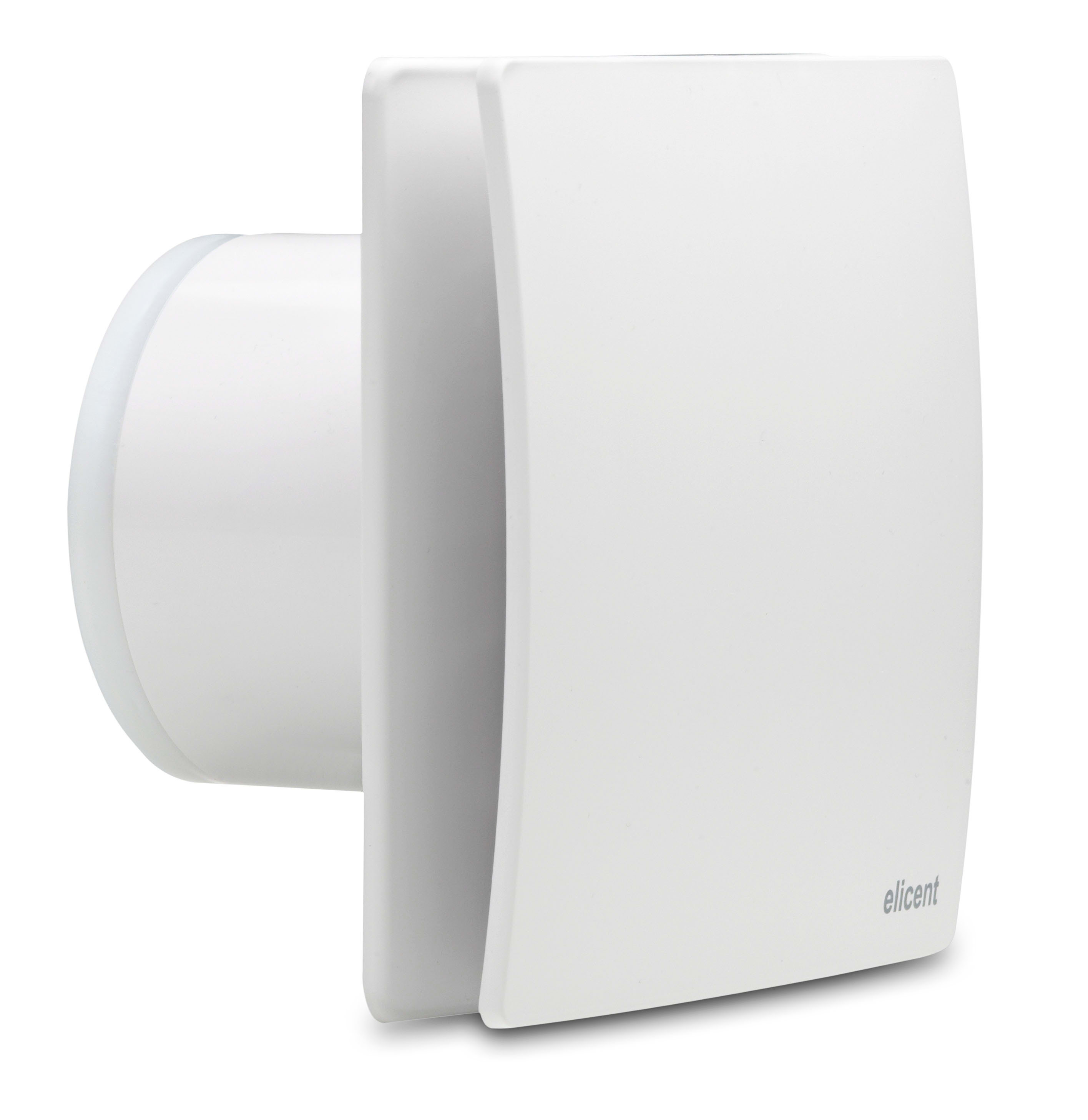 Maico Italia S.p.A - ELEGANCE 100MHY, 4" baderomsvifte m/spjeld, prog.hygrostat og timer