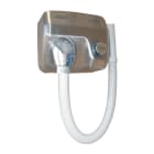 Mediclinics - SaniFlow Hair SC0088HTCS, vandalsikker hårtørker i børstet stål m/slange