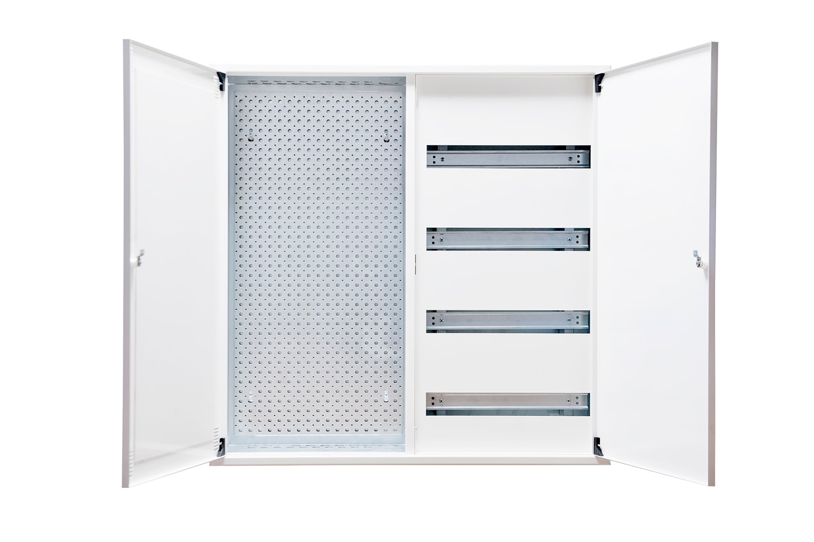 Stansefabrikken - FlexiBox Stor innfelt-D med 2 dører, Mediafelt med 4 rader