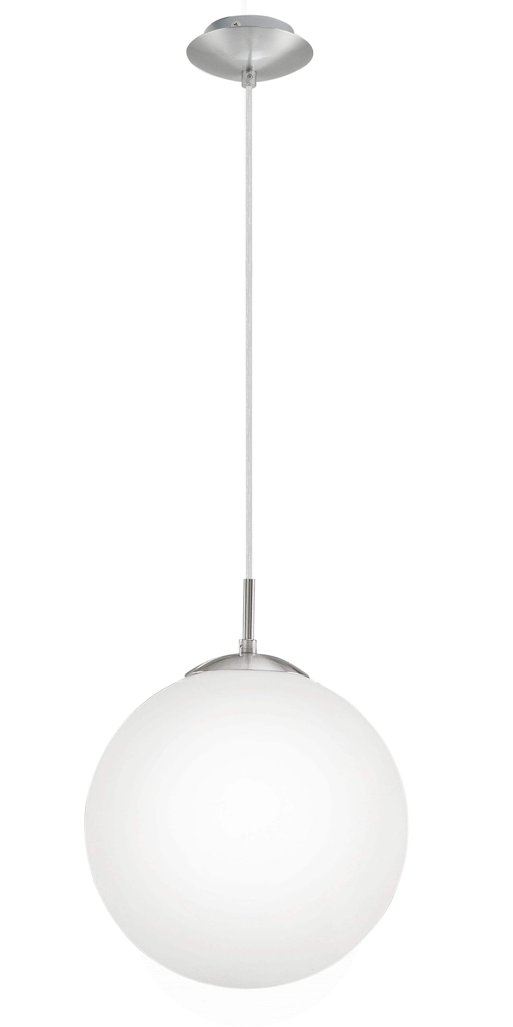 Eglo Leuchten GmbH - RONDO 2 TAKLAMPE MATT NIKKEL/OPAL Ø30CM 21W LED