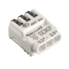 Electro Terminal - SMARTklemme SDKF 3 Hvit 75 stk