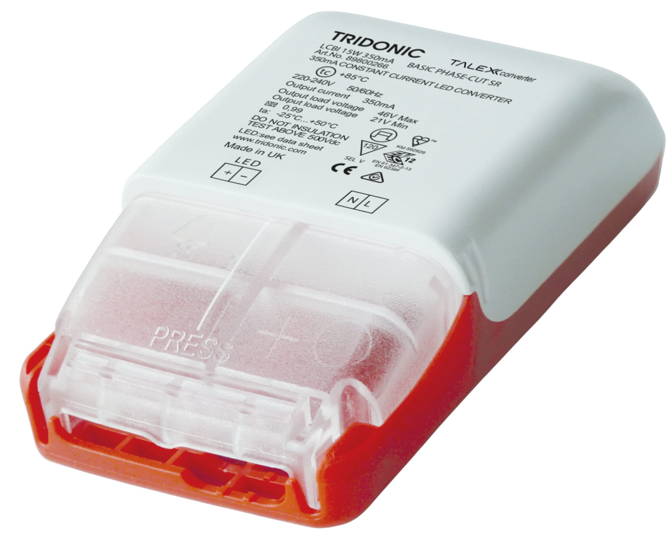 Tridonic - LED DRIVER LCBI 15W 350mA GLE DIM TRIDONIC