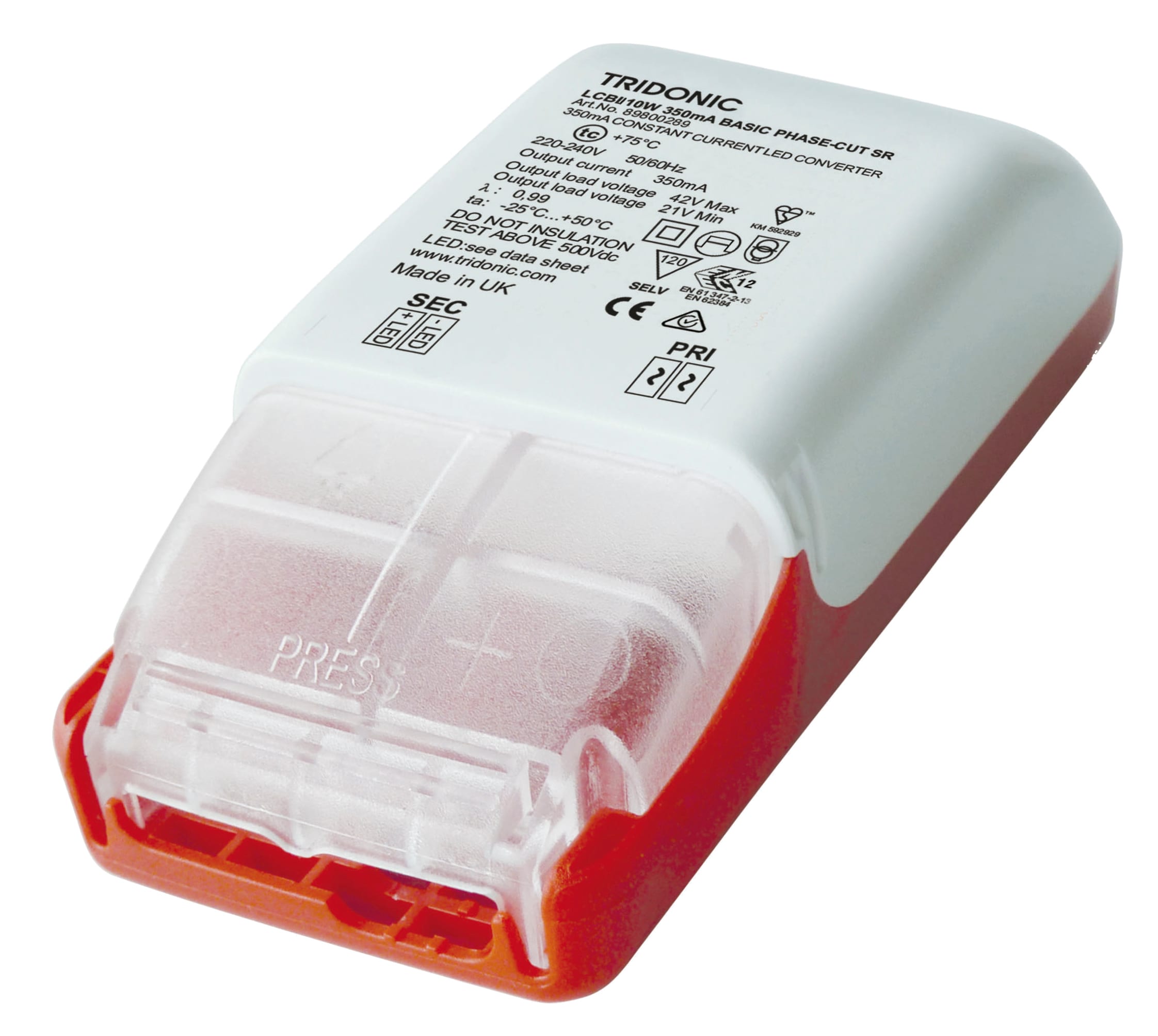 Tridonic - LED DRIVER LCBU 10W 12V DC GLE DIM TRIDONIC