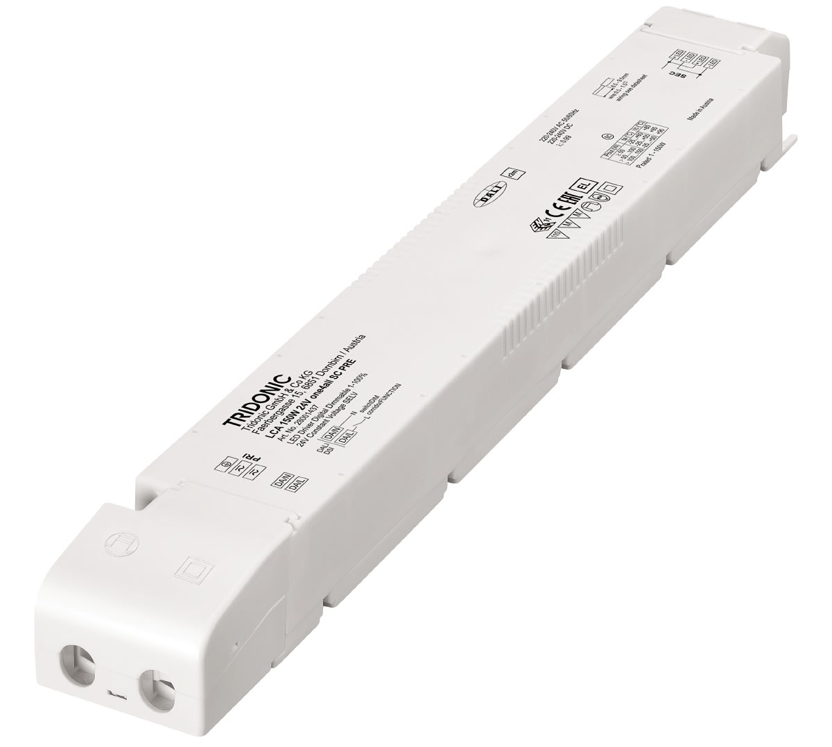 Tridonic - LED driver 24V DC 150W one4all DIM DALI-DSI-IMPULS IP22