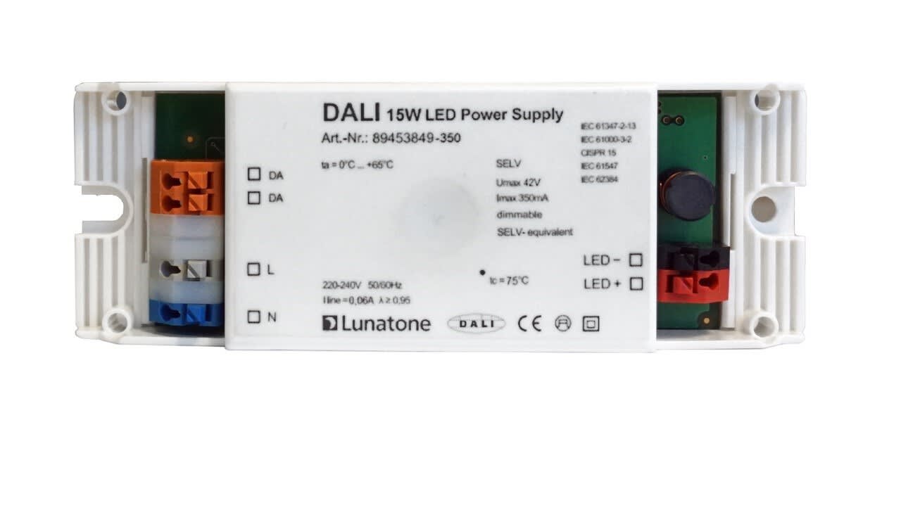 Lunatone - LED driver 350mA 15W DALI/imp