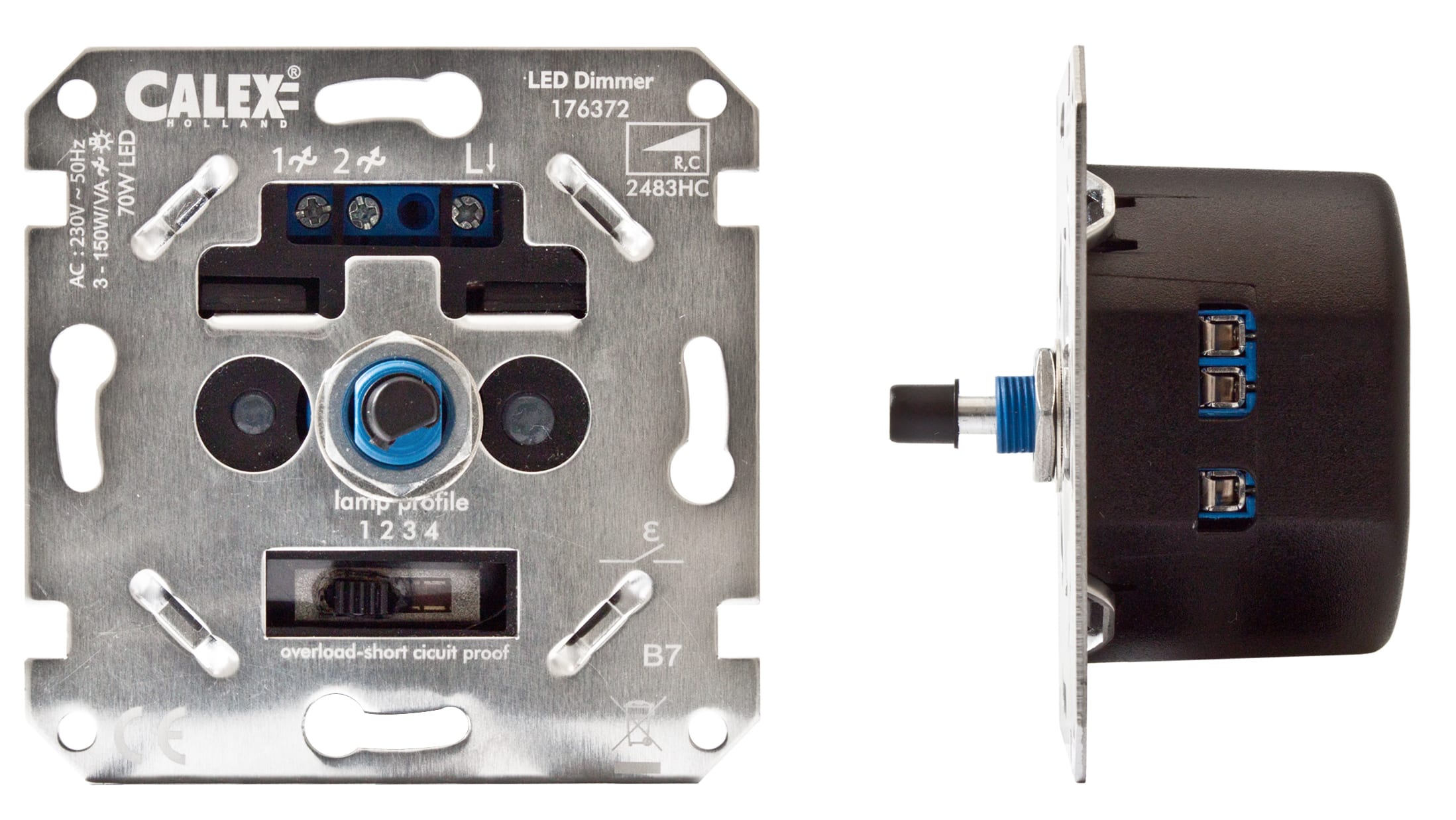 Calex - LED Dimmer 230V LED 3-70W Faseavsnitt