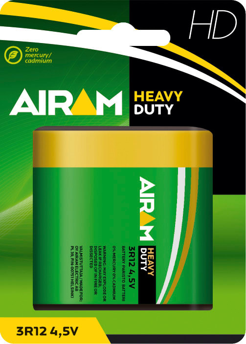 Airam - Batteri HD 3R12 HD3R12