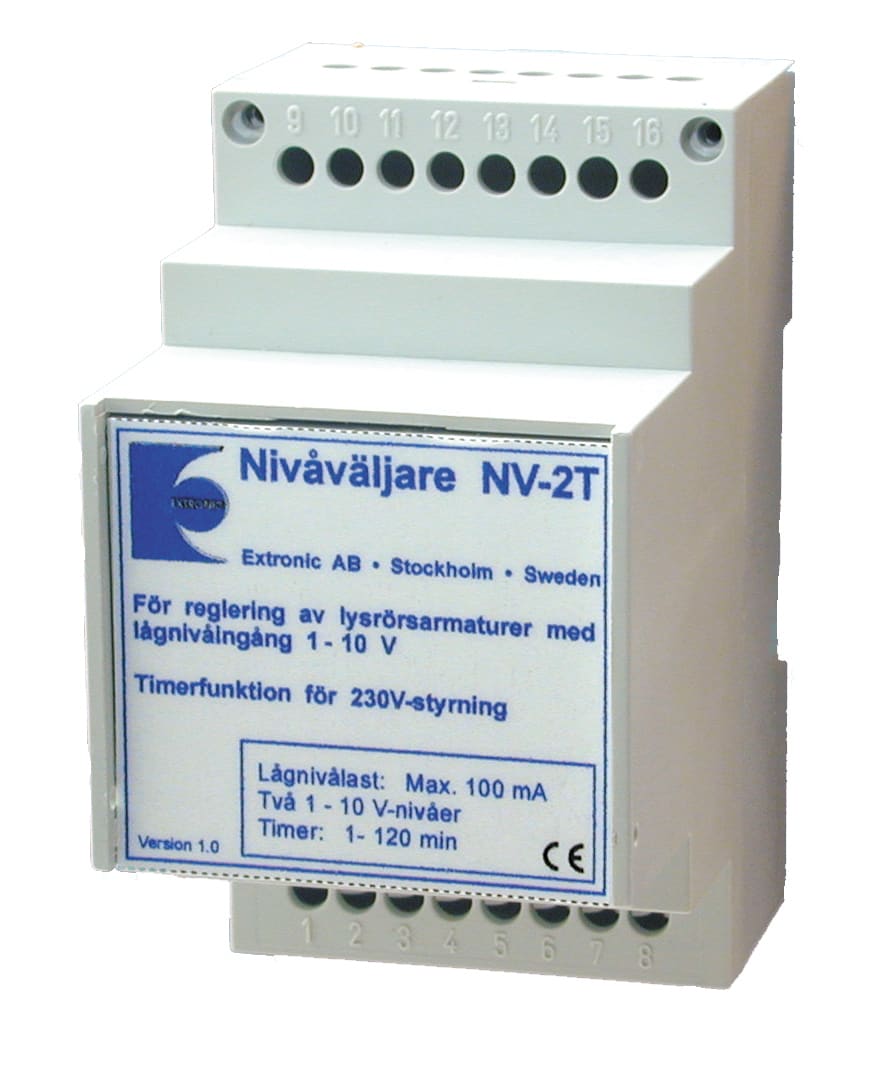 Extronic - NV-2  STYRENHET 1-10V M/TIMER