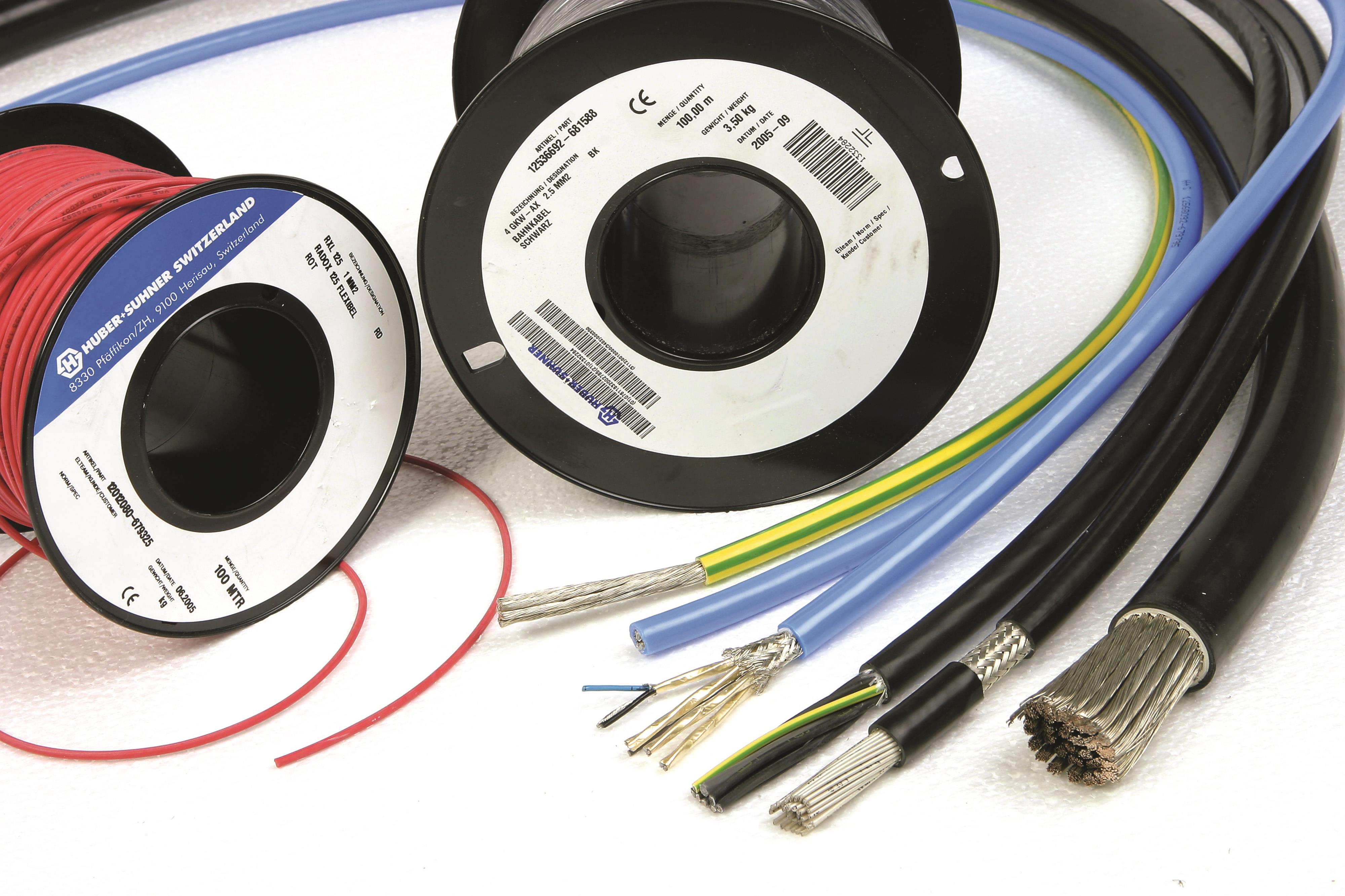 Huber+Suhner - RADOX 125, 2,5MM2, Halogenfri Blå
