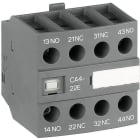 ABB Electrification - CA4-31E, 3NO+1NC hjelpekontaktakter, frontmontert