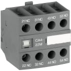 ABB Electrification - CA4-13M, 1NO+3NC hjelpekontaktakter, frontmontert