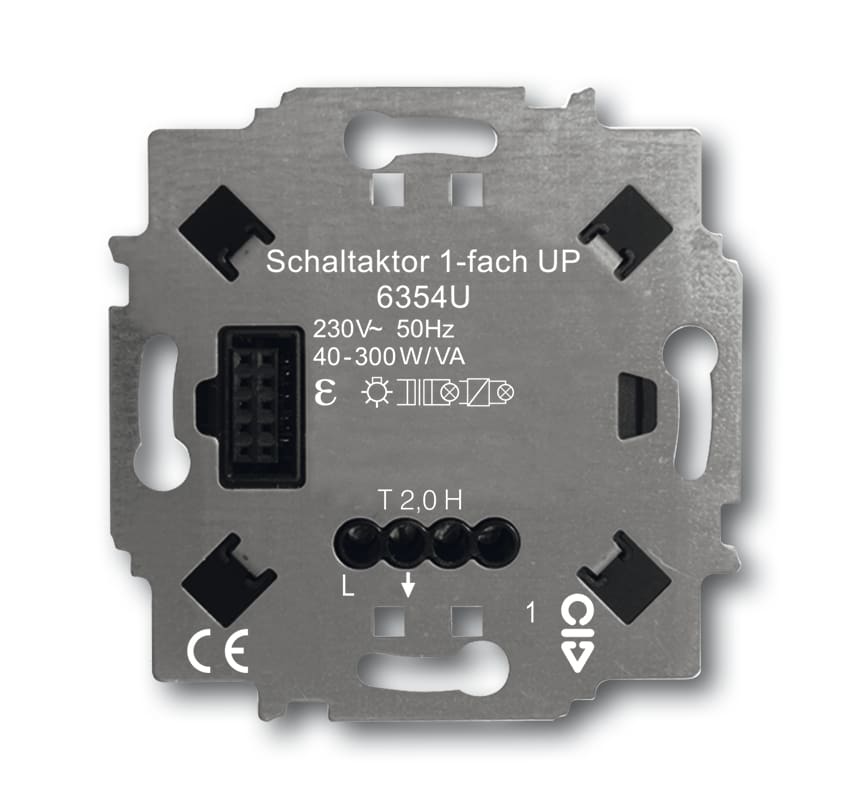 ABB Electrification - 1-veis bryter innsats, Busch-