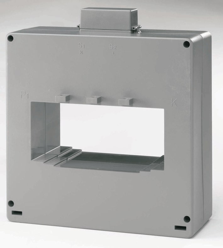 ABB Electrification - CT12/800, Strømtrafo, sekundær 5A, Kl 0,5, Kabel.dia 2 x 50mm, Skinne H 125x50 mm