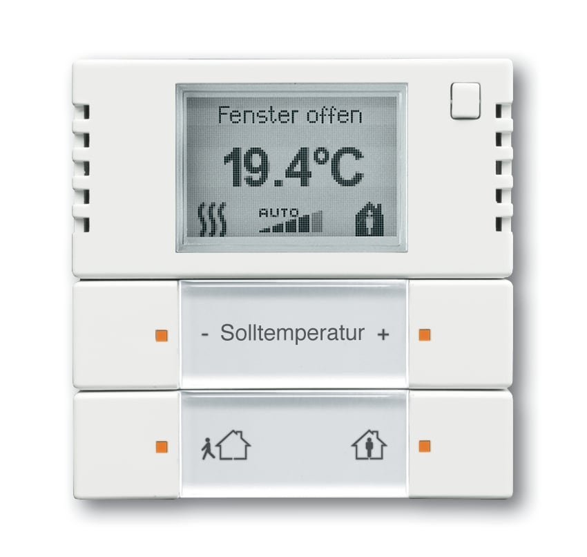 ABB Electrification - Termostat m/disp Solo, hvit m