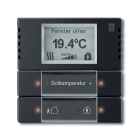 ABB Electrification - Termostat m/disp Solo, sort m