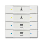 ABB Electrification - Bryter 4 veis MF, hvit matt
