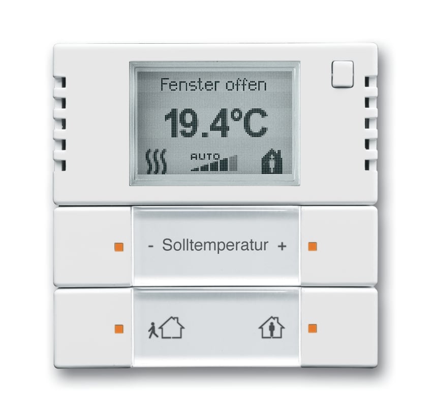 ABB Electrification - Termostat m/display Solo hvit