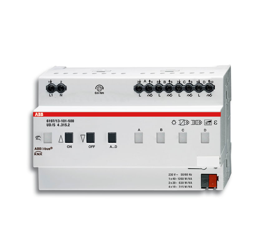 ABB Electrification - Universaldimmer 4x10-315VA