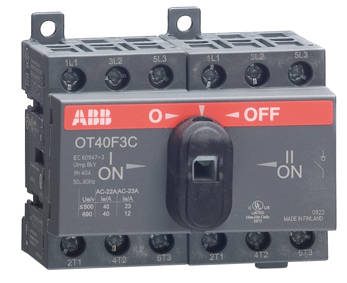 ABB Electrification - Lastvender OT16F3C
