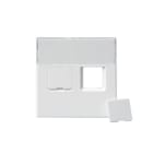 ABB Electrification - Impressivo sentral plate 2 X RJ45 Hvit