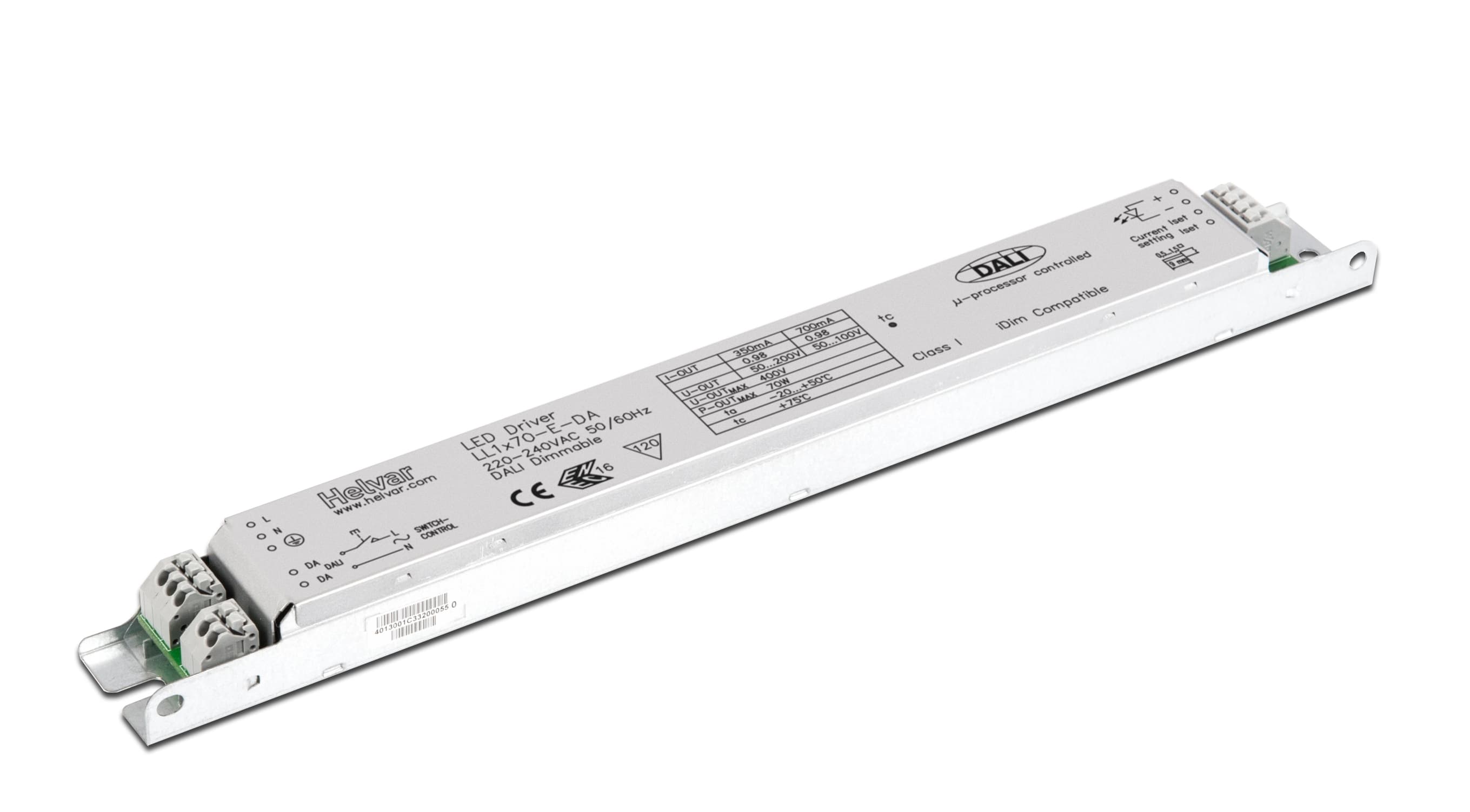 Helvar - LED Driver 1x70W Dali  LL1x70