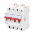 GEWISS - Lastbryter for din montasje 4 polet, 230/400Vac, AC-23B, 32A, 4 mod