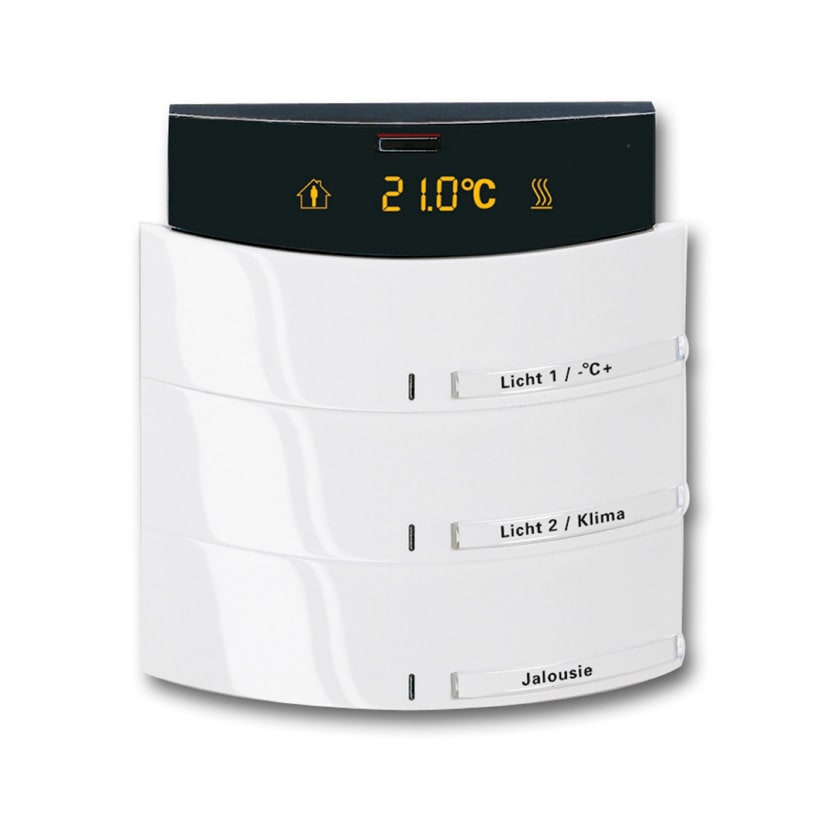 ABB Electrification - 6321/38-24G-500, Termostat 3/6-veis Triton hvit