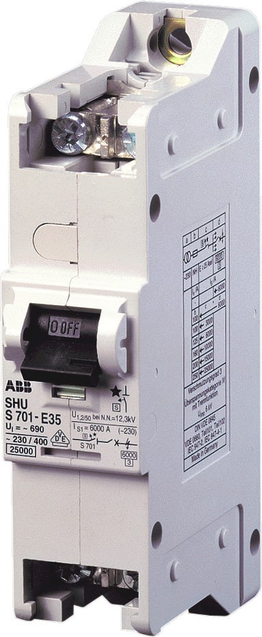 ABB Electrification - Hovedsikring Automat S701 E20 SEL
