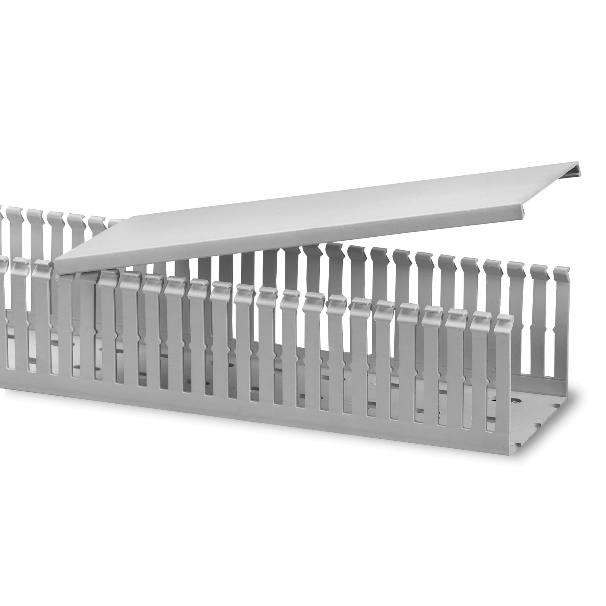 ABB Electrification - Slisset Kanal 4/6 Halogenfri-60x40-Grå R7035