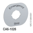 ABB Electrification - LEGEND PLATE CA6-1026