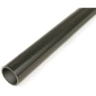 Univolt - Rett rør 16mm Sort Halogenfri