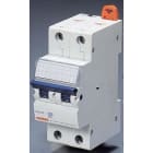 GEWISS - ELEMENTAUTOMAT MT, D, 6A, 2P, 10kA, 2 MODULER